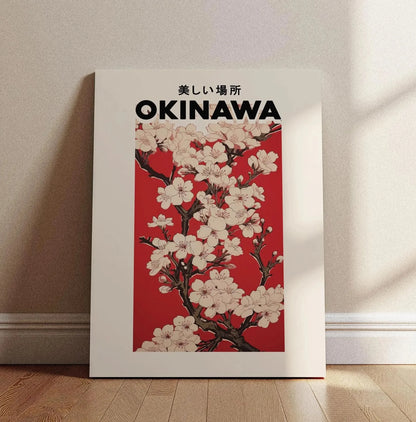 Japanese Okinawa Cherry Blossoms Canvas Print