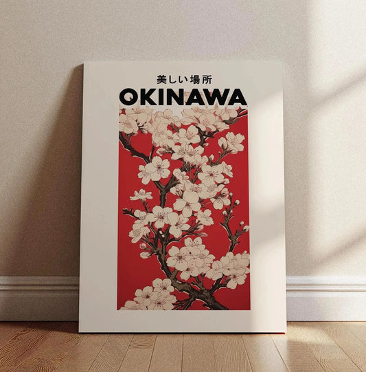 Japanese Okinawa Cherry Blossoms Canvas Print