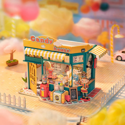 Robotime Kids DIY Rainbow Candy Dollhouse