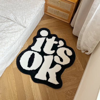 "It’s OK" Tufted Rug