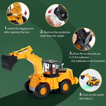 Kids Excavator Truck Toy