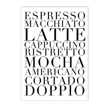 black and white fashion woman holding drink canvas wall art