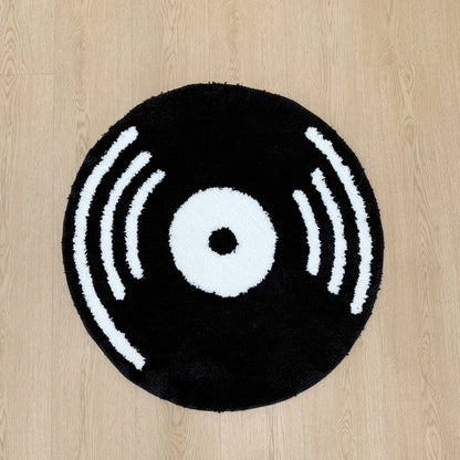 Vinyl Record Tufted Rug
