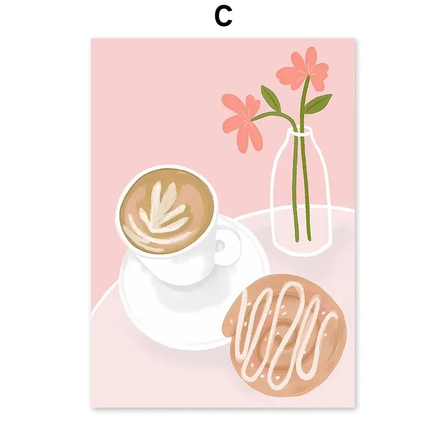 Moroccan Parrot & Lemon Flower Canvas