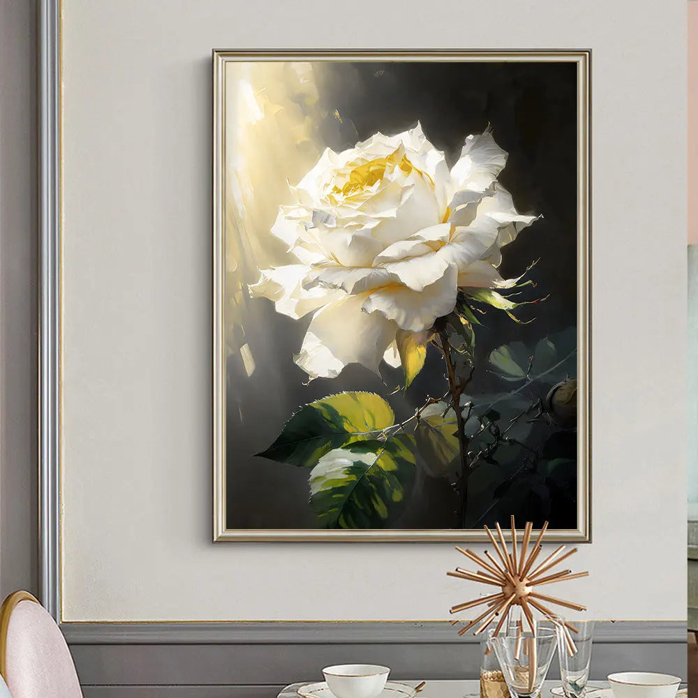 Modern Rose Canvas - Set Of 3