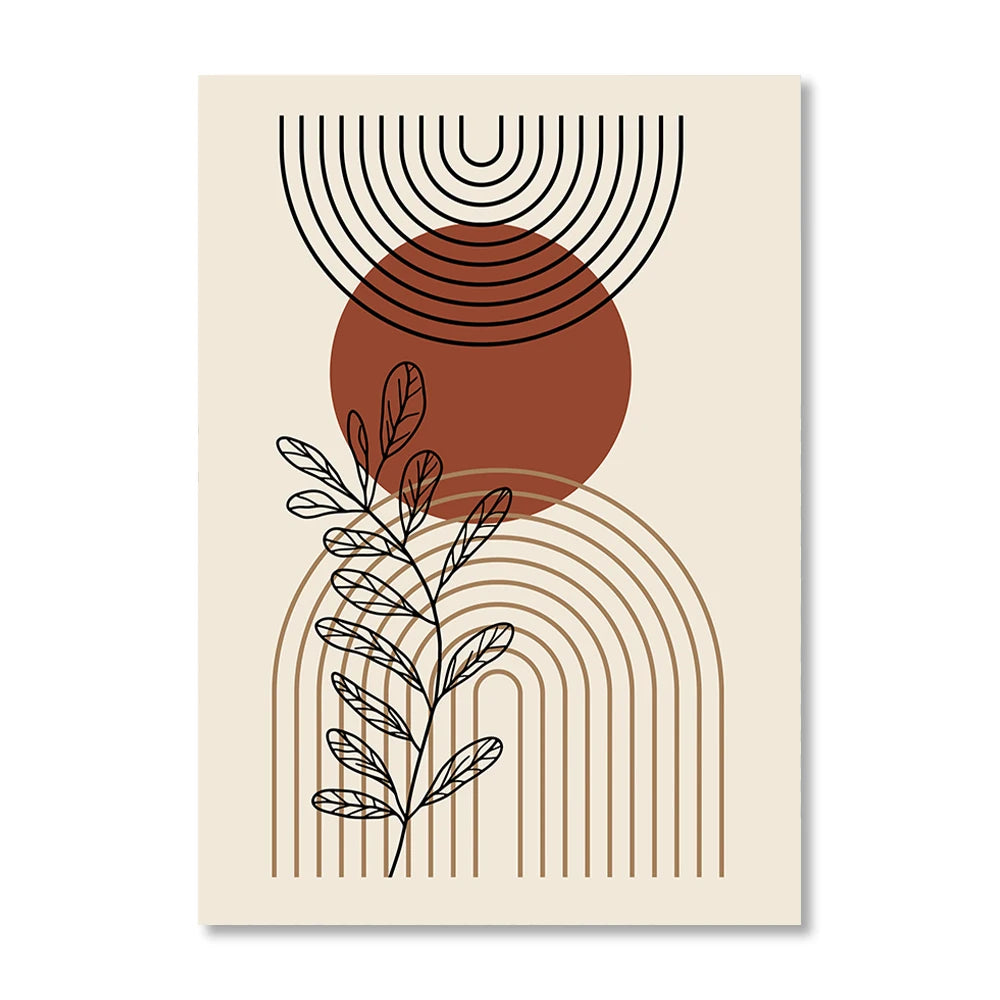 Abstract Bohemian Canvas