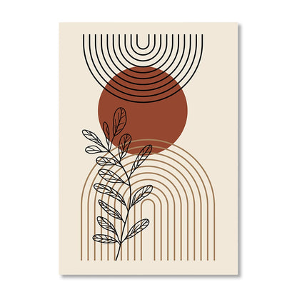 Abstract Bohemian Canvas