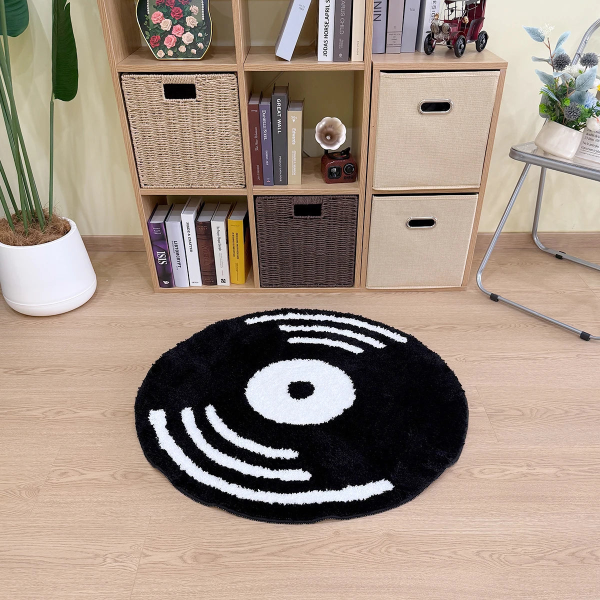 Vinyl Record Tufted Rug