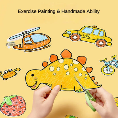 Children's Drawing Roll – DIY Sticky Graffiti Paper