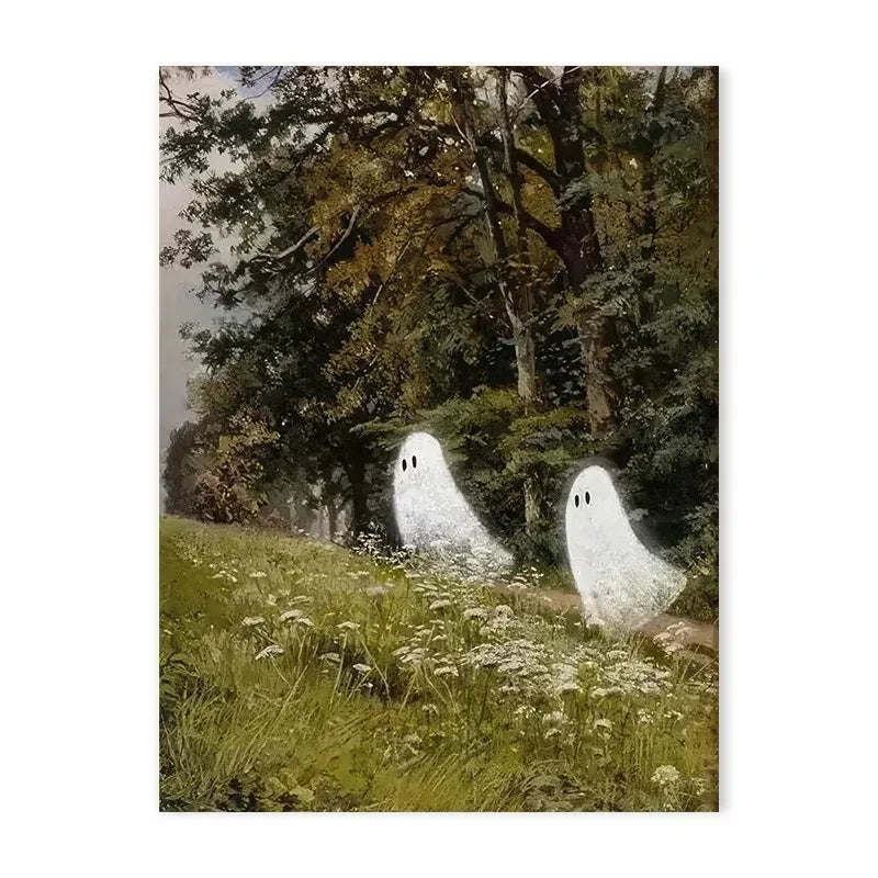 Vintage Autumn Farmhouse Canvas Print