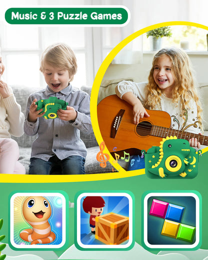 Kids Dinosaur Shaped Digital Camera