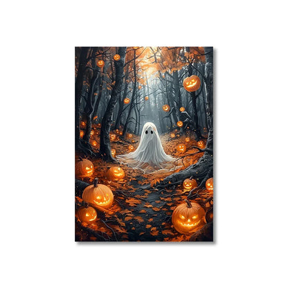 Cute Halloween Ghost Canvas Print