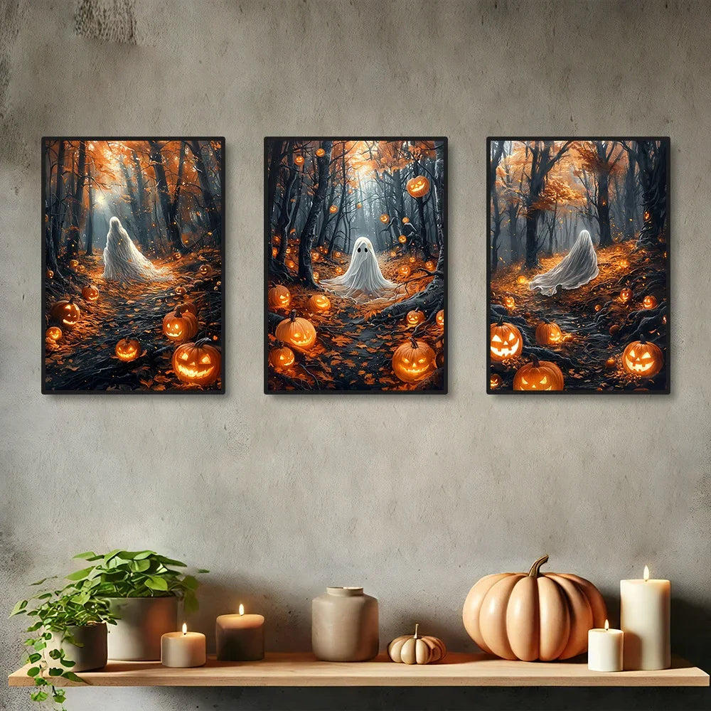 Cute Halloween Ghost Canvas Print