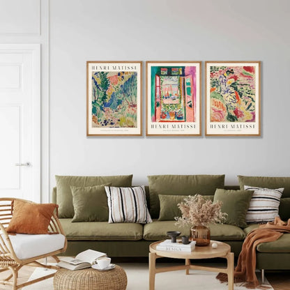 Henri Matisse Inspired Prints - Set of 3