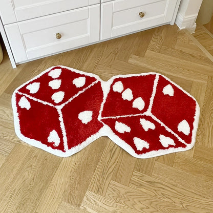 Red Dice Tufted Rug