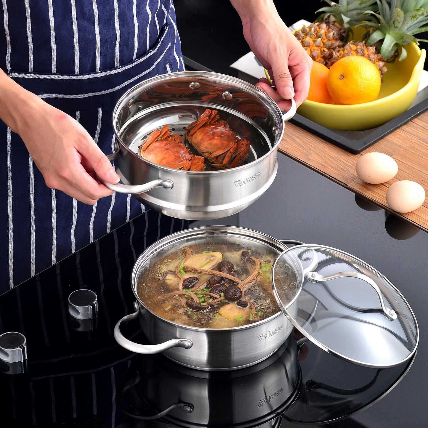 MALACASA Velaze Cookware Set