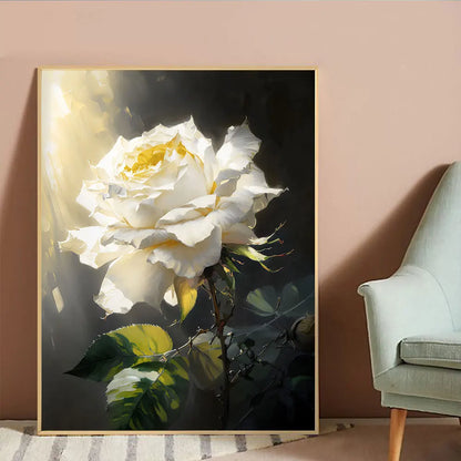 Modern Rose Canvas - Set Of 3