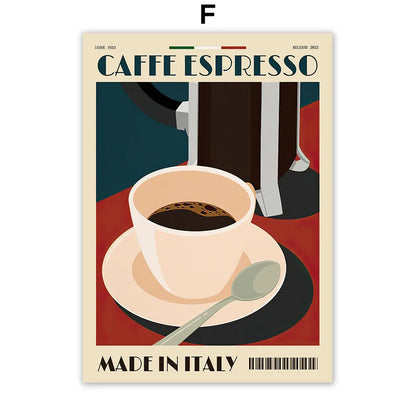 Italian Espresso Coffee Pot Canvas Print