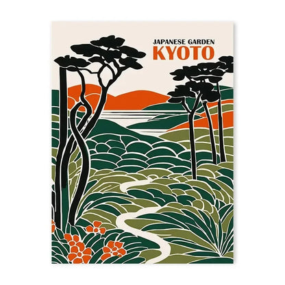 Japanese Kyoto Garden Canvas Print