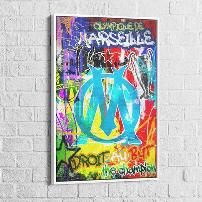 Olympique Graffiti Tribute Poster