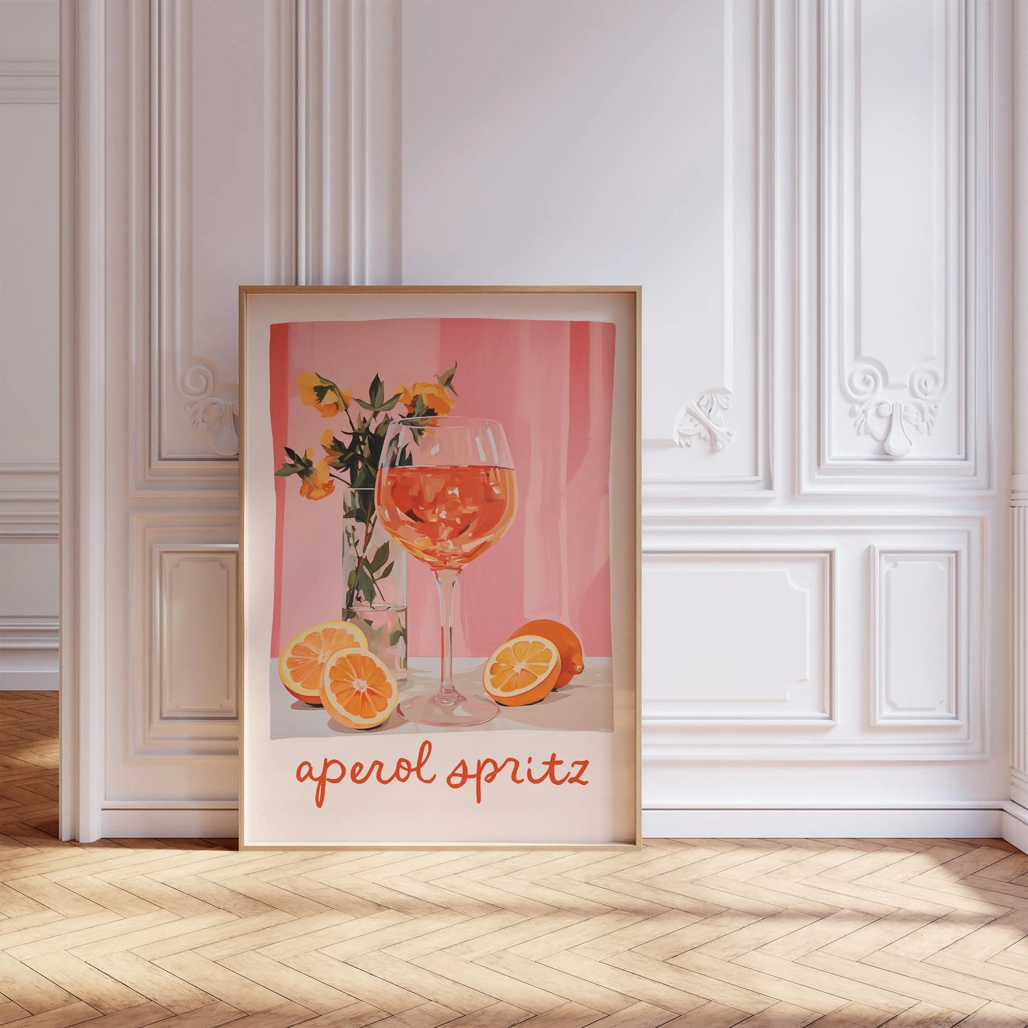 Vintage cocktail alphabet retro bar canvas wall art