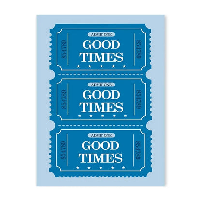 Coastal cowgirl beach aesthetic canvas wall art in light blue