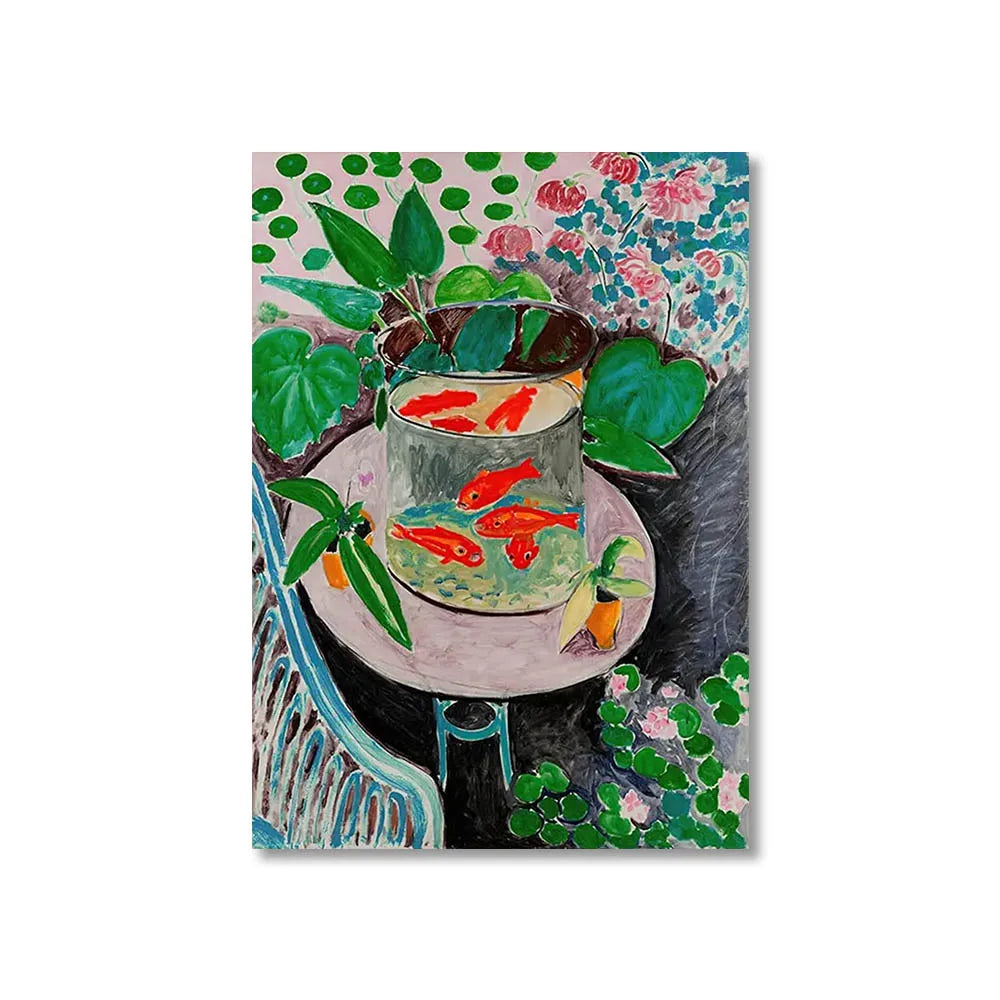 Matisse Retro Abstract Landscape Canvas