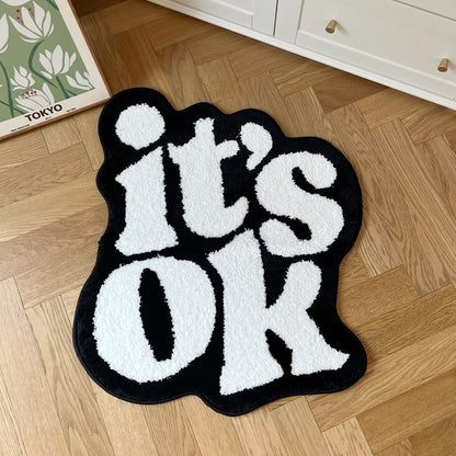 "It’s OK" Tufted Rug
