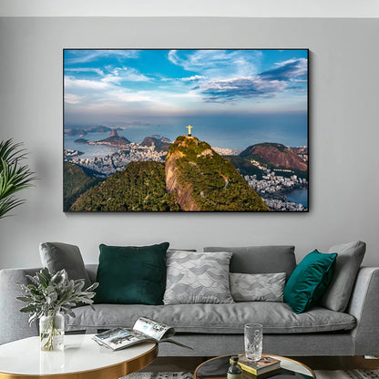 Rio de Janeiro modern city landscape canvas wall art
