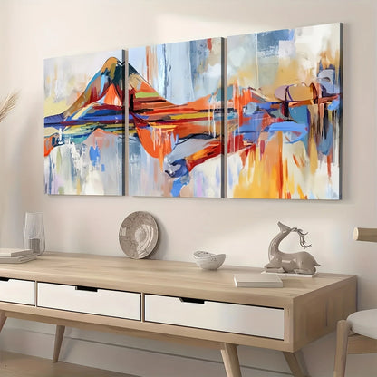 Abstract Fashion Figure Canvas - Set Of 3