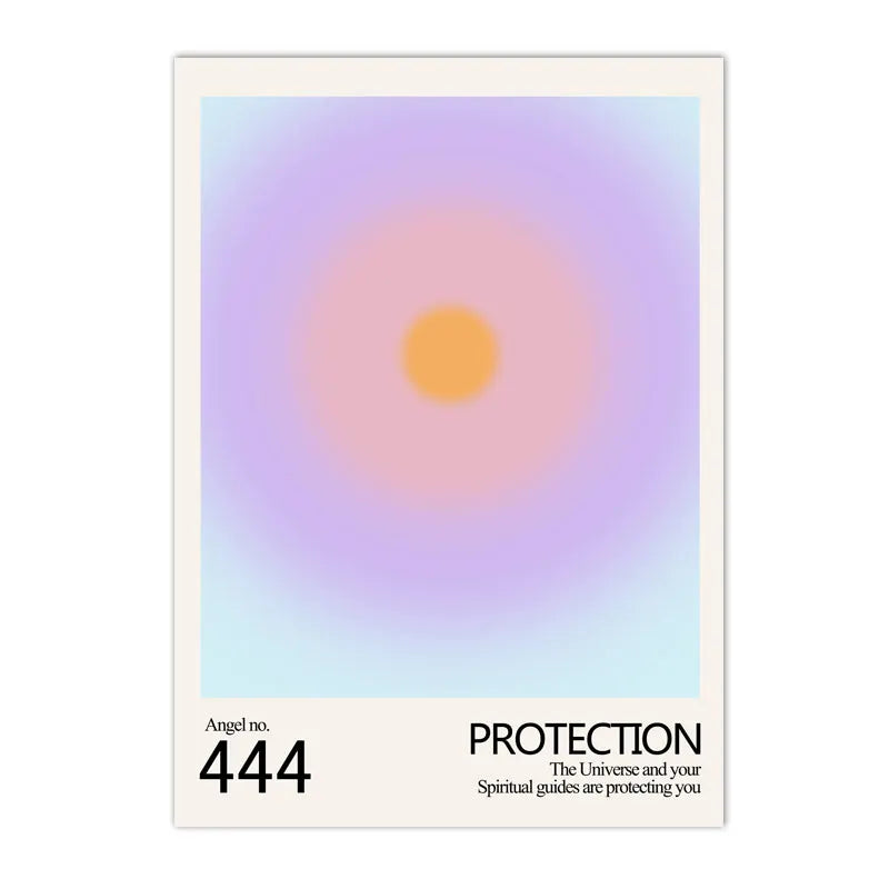 gradient aura angel numbers 666 777 888 spiritual canvas
