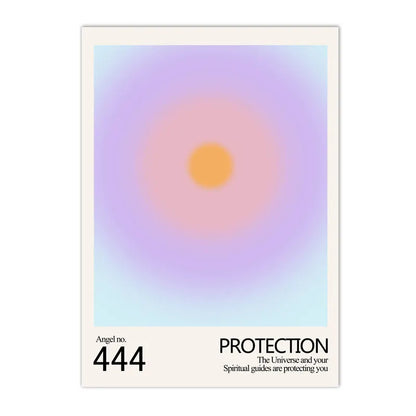 gradient aura angel numbers 666 777 888 spiritual canvas
