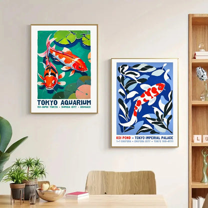 Japanese Animal Variety Canvas Print