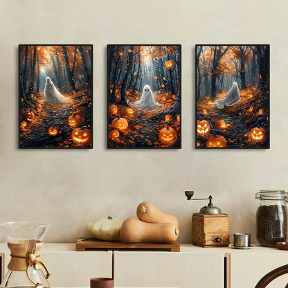 Cute Halloween Ghost Canvas Print