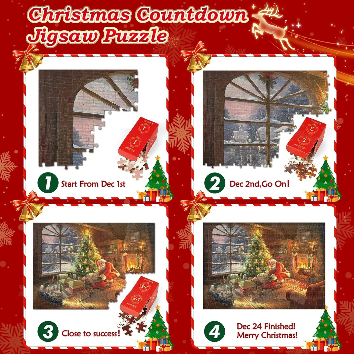 VATOS 2024 Advent Calendar Puzzle & Christmas Countdown