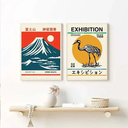 Vintage Japanese Canvas Prints Collection