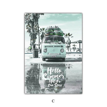 Coastal Summer Wall Art Set