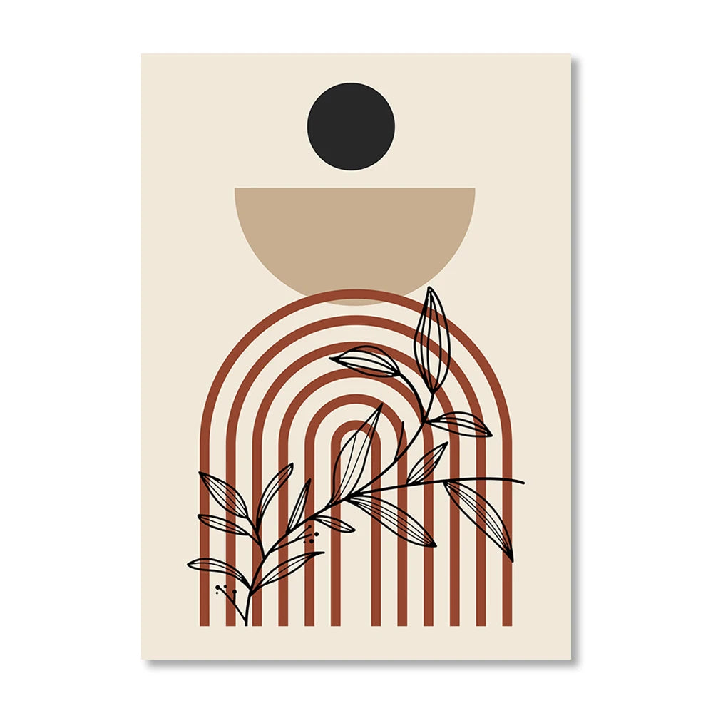 Abstract Bohemian Canvas