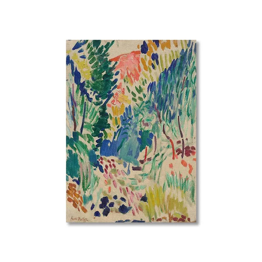 Matisse Retro Abstract Landscape Canvas