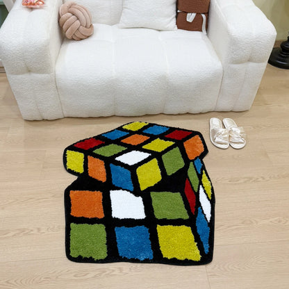 Rubix Cube Tufting Rug