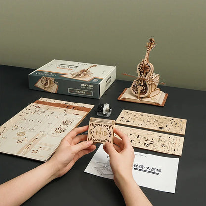 Robotime Kids DIY Wooden Music Box