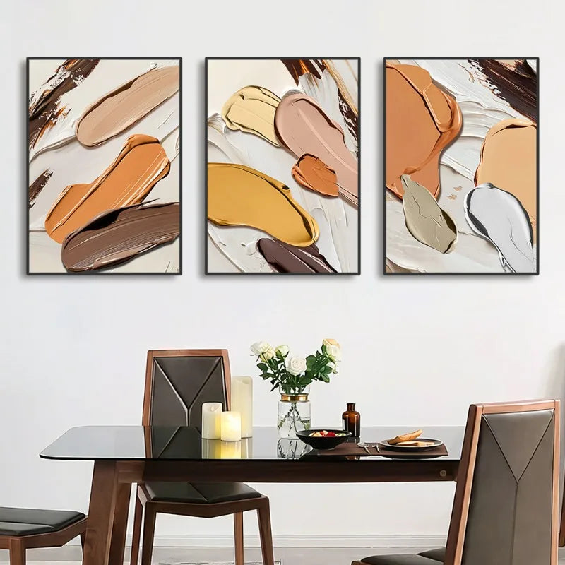 vintage kraft style oil poster unframed canvas wall art