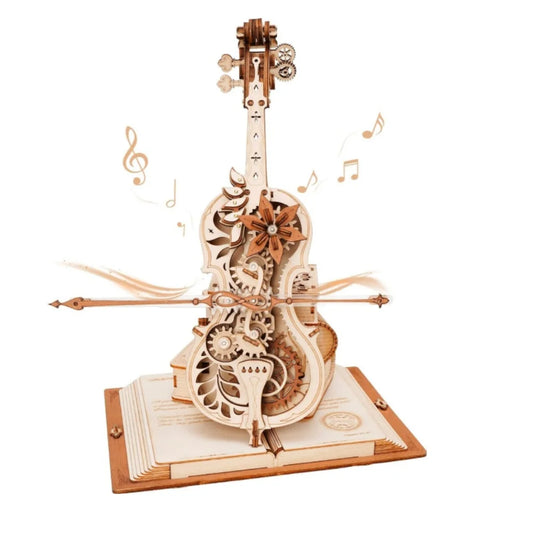 Robotime Kids DIY Wooden Music Box