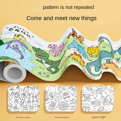 Children's Drawing Roll – DIY Sticky Graffiti Paper