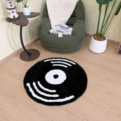 Vinyl Record Tufted Rug