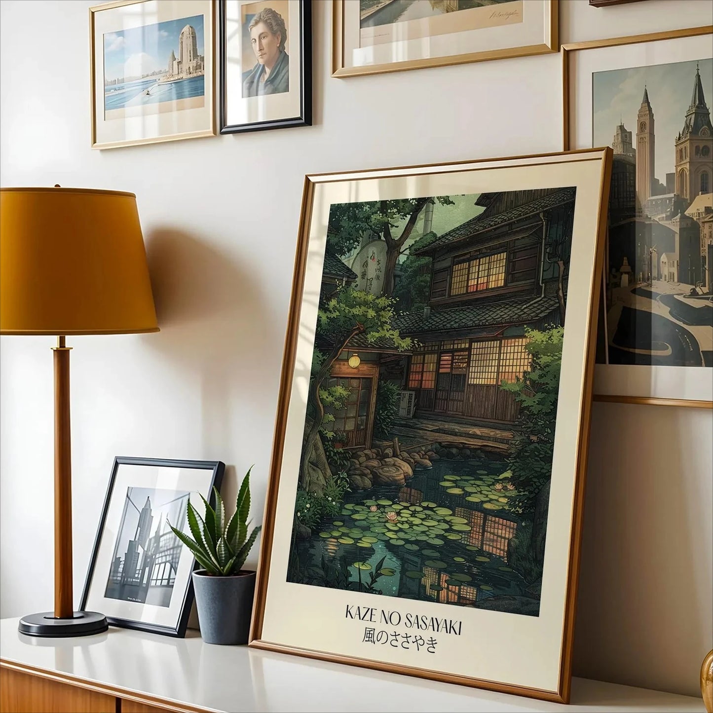 Japanese Whisper Garden Canvas Print