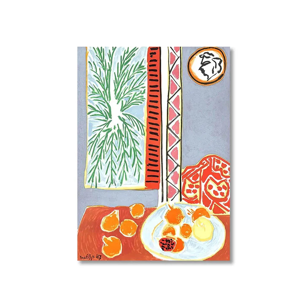 Matisse Retro Abstract Landscape Canvas