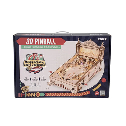 Robotime Kids DIY Pinball Game Machine