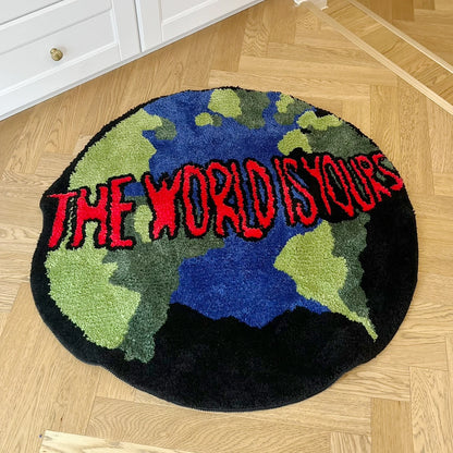 Earth Round Tufted Rug