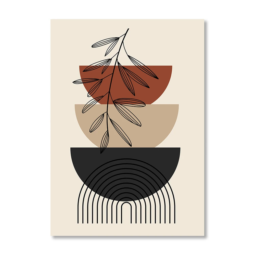 Abstract Bohemian Canvas